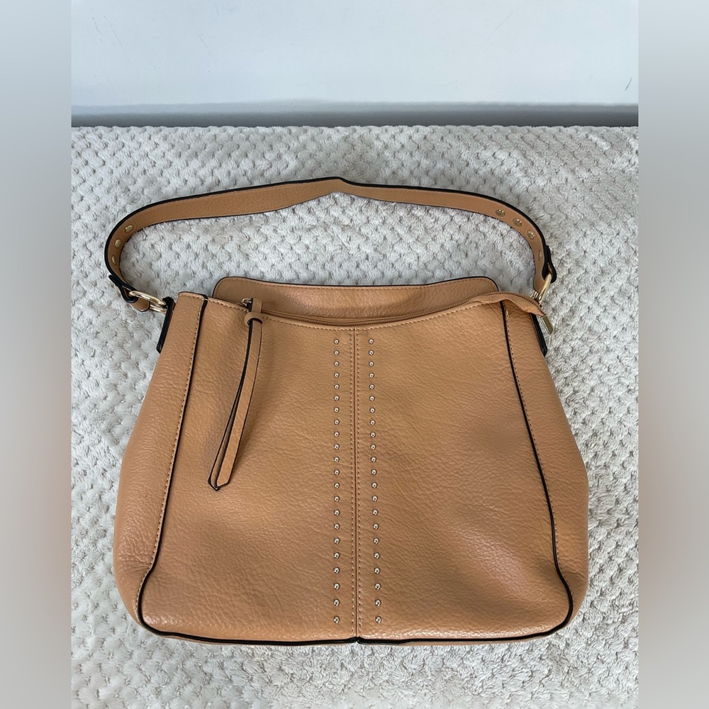 Montana West Tan Hobo Shoulder Bag